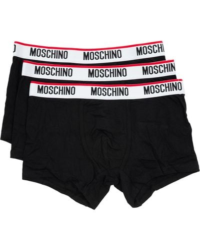 Moschino Intimo boxer uomo tripack underwear - Nero