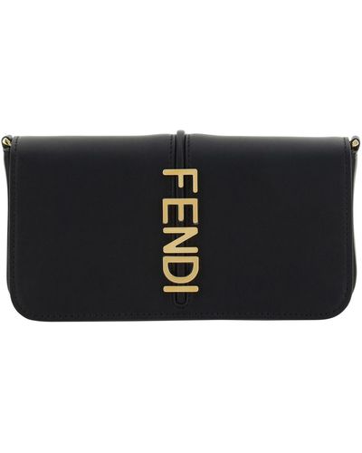 Fendi Borsa a tracolla graphy - Nero