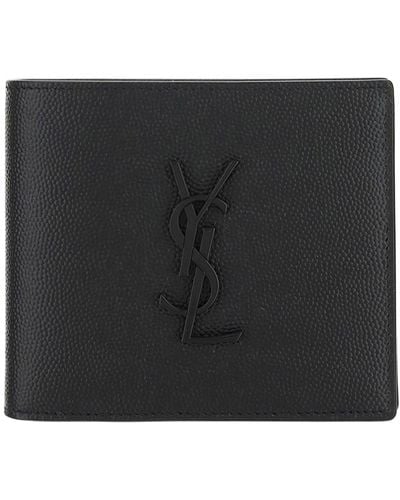 Saint Laurent Monogram Wallet - Black
