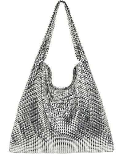 Rabanne Pixel Shoulder Bag - Gray
