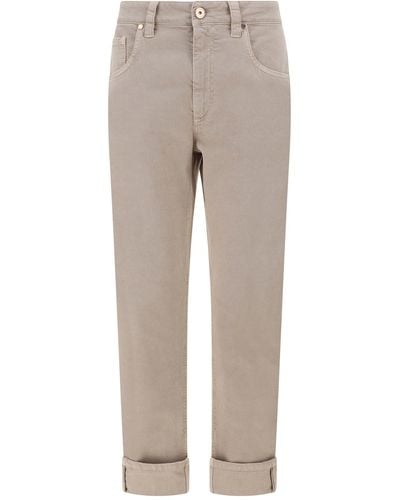 Brunello Cucinelli Dyed Jeans - Grey