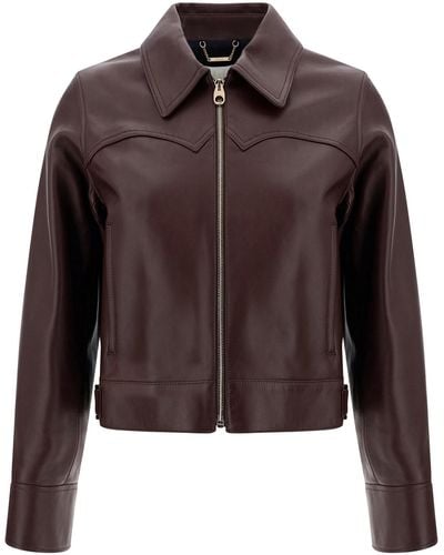Chloé Leather Jackets - Brown