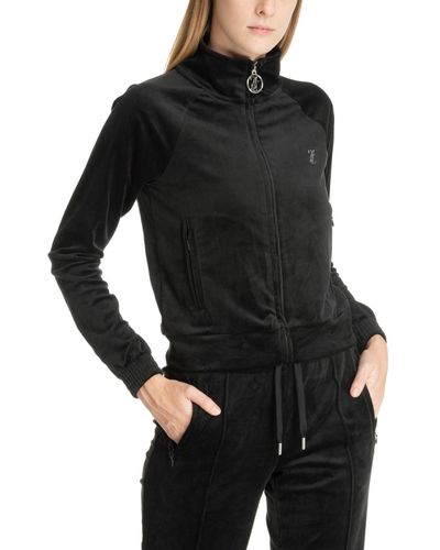 Juicy Couture Zip-up Sweatshirt - Black