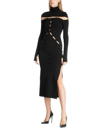 Versace Midi Dress - Black
