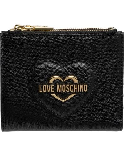 Love Moschino Sweet Heart Wallet - Black