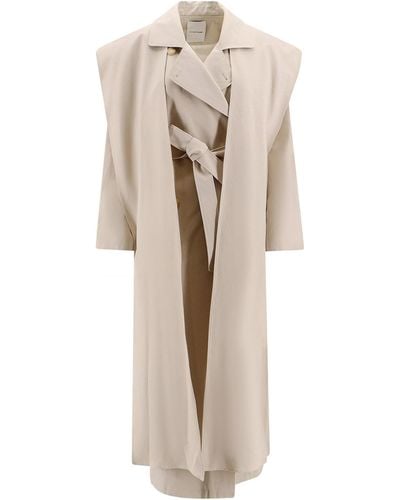 LE17SEPTEMBRE Trench Coat - Natural