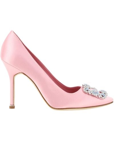 Manolo Blahnik Hangisi Court Shoes - Pink