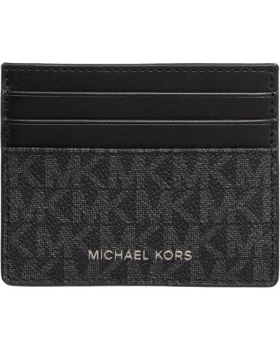 Michael Kors Greyson Credit Card Holder - Black