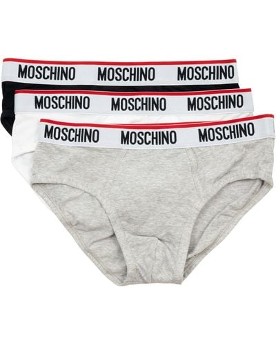 Moschino Underwear V1A1388 Grey Briefs - 54-A1388-08