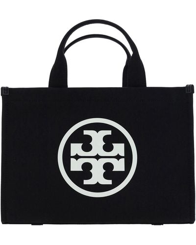 Tory Burch Ella Small Tote Bag - Black