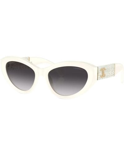 Chanel Sunglasses 5513 Sole - White