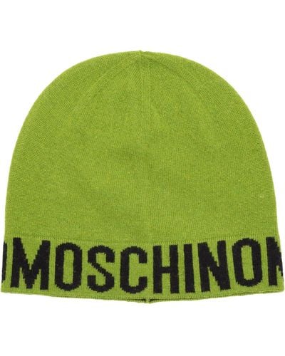 Moschino Cashmere Beanie - Green