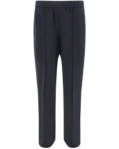 Helmut Lang Rayon Pants - Blue