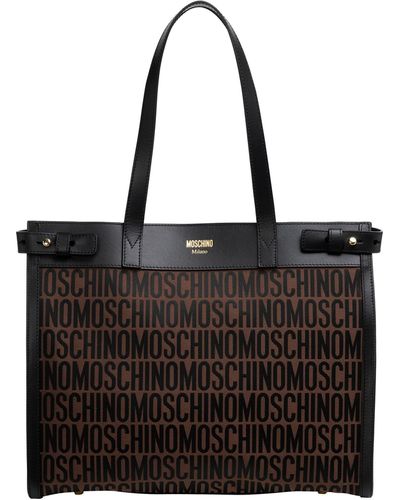 Moschino Logo Tote Bag - Black