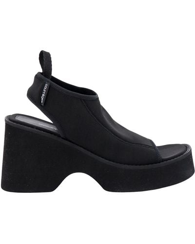 Courreges Heeled Sandals - Black