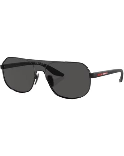 Prada Linea Rossa Sunglasses 53ys Sole - Grey