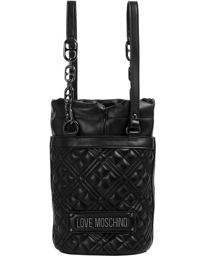 Love Moschino Bucket Bag - Black
