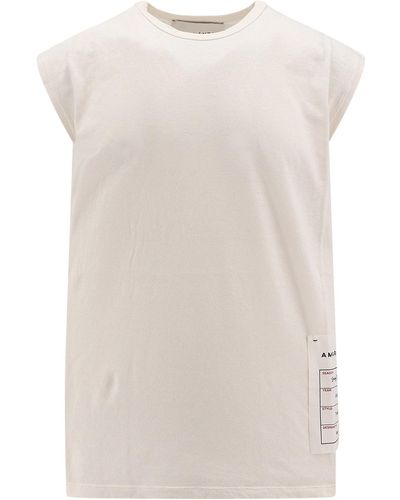 Amaranto Sleeveless T-shirt - White