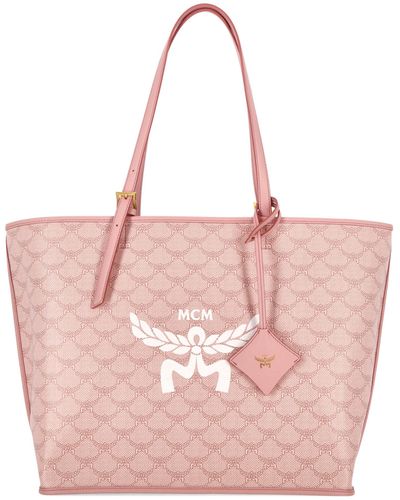 MCM Himmel Lauretos Tote Bag - Pink