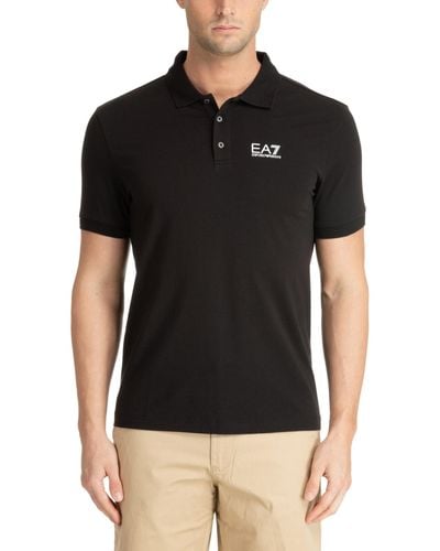 EA7 Visibility Polo Shirt - Black
