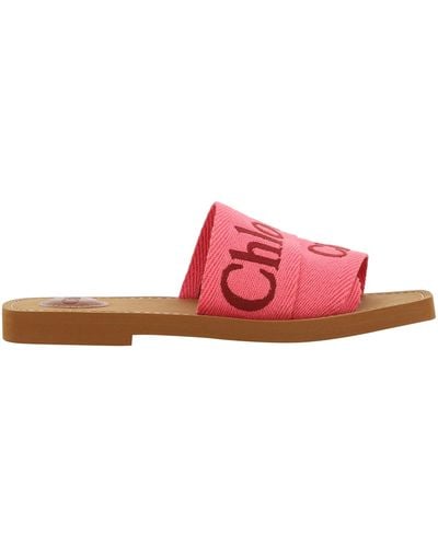 Chloé Woody Sandals - Pink