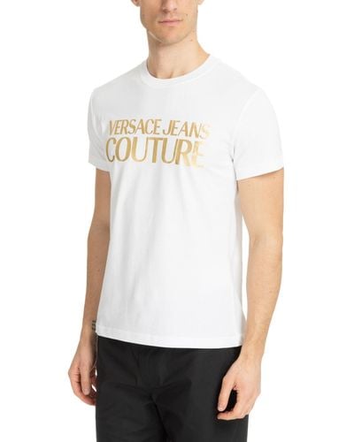 Versace Jeans Couture S Logo Tick Foil T-shirt - White
