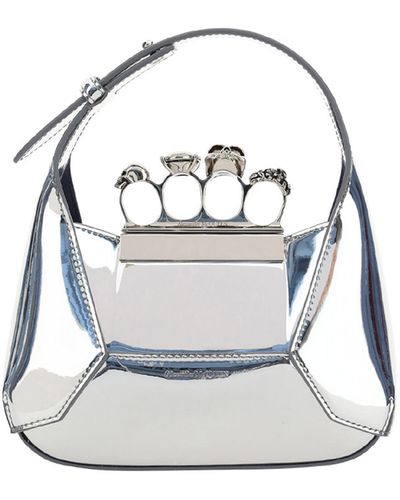 Alexander McQueen The Jeweled Mini Bag - Metallic