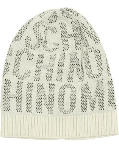 Moschino Wool Beanie - Natural