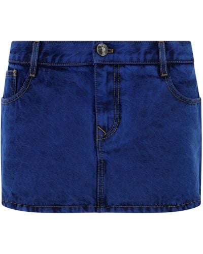 Vivienne Westwood Foam Mini Skirt - Blue