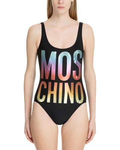 Moschino Swim Swimsuit - Black