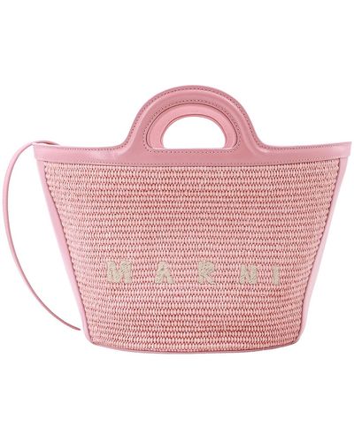Marni Tropicalia Tote Bag - Pink