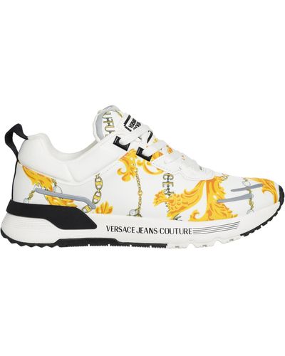 Versace Dynamic Chain Couture Trainers - Yellow