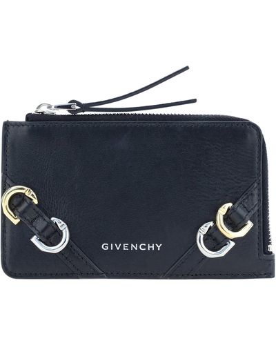 Givenchy Voyou Credit Card Holder - Blue