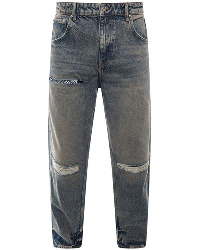 Represent R3d Destroyer Baggy Jeans - Gray