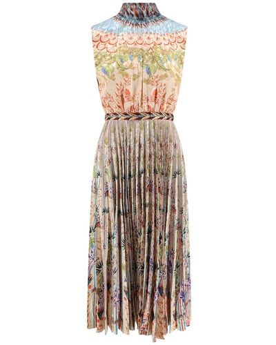 Saloni Cobblestone Midi Dress - Multicolour