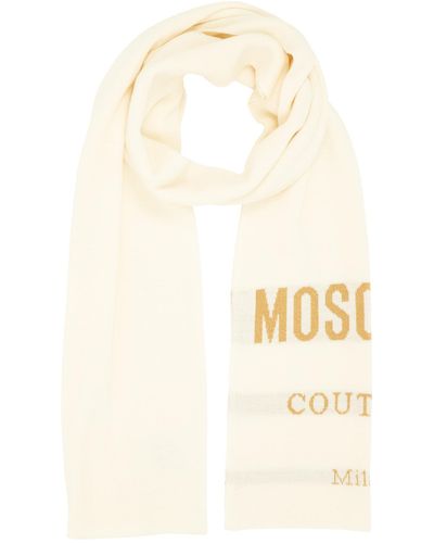 Moschino Wool Wool Scarf - White
