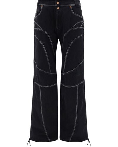 Versace Jeans Couture Pantaloni Denim - Nero
