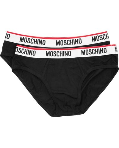 Moschino Cotton Briefs - Black