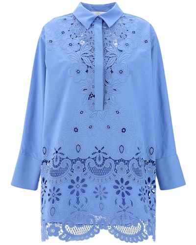 Valentino Mossi Mini Dress - Blue