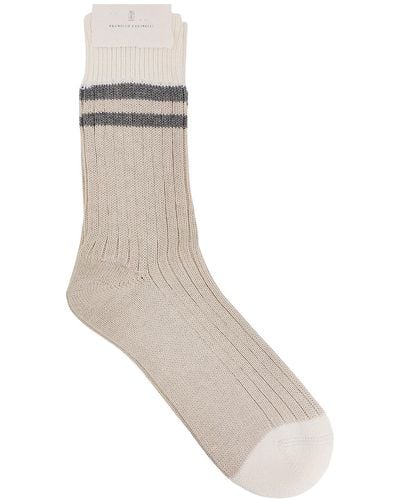Brunello Cucinelli Socks - White