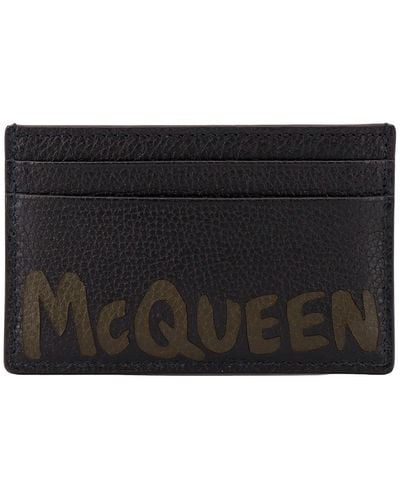 Alexander McQueen Card Holder - Black