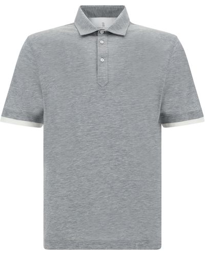 Brunello Cucinelli Polo Shirt - Grey