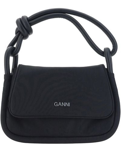 Ganni Knot Handbag - Black