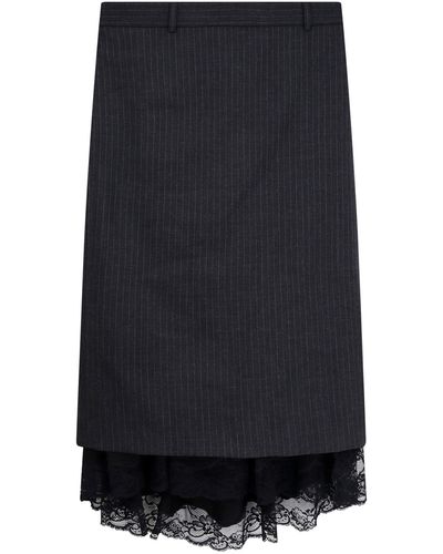 Balenciaga Midi Skirt - Blue