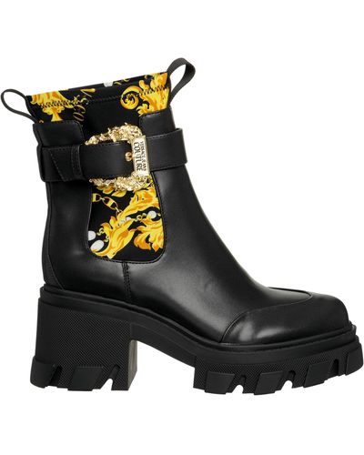 Versace Chain Couture Chain Couture Ankle Boots - Black