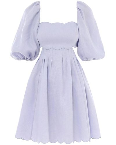 Zimmermann Mini Dress - Purple