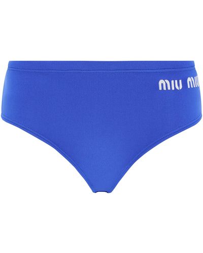 Miu Miu Bikini Bottoms - Blue