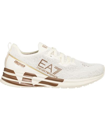 EA7 Crusher Distance Sneakers - White