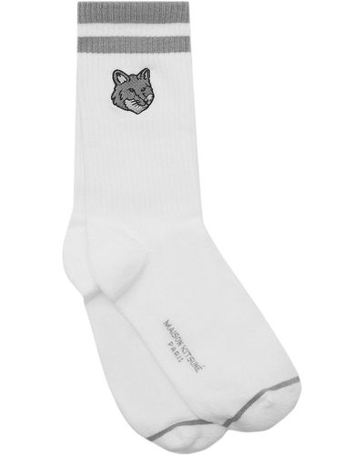Maison Kitsuné Socks - White