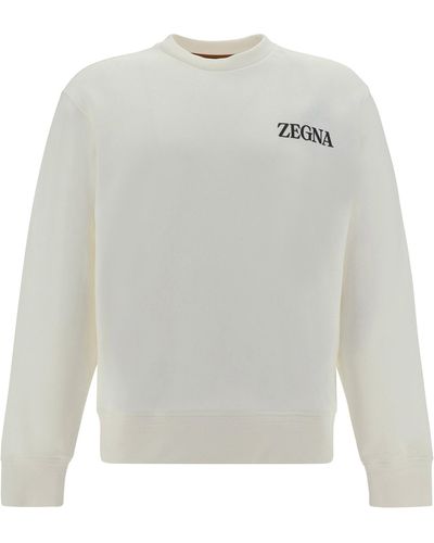 ZEGNA #usetheexisting Sweatshirt - White